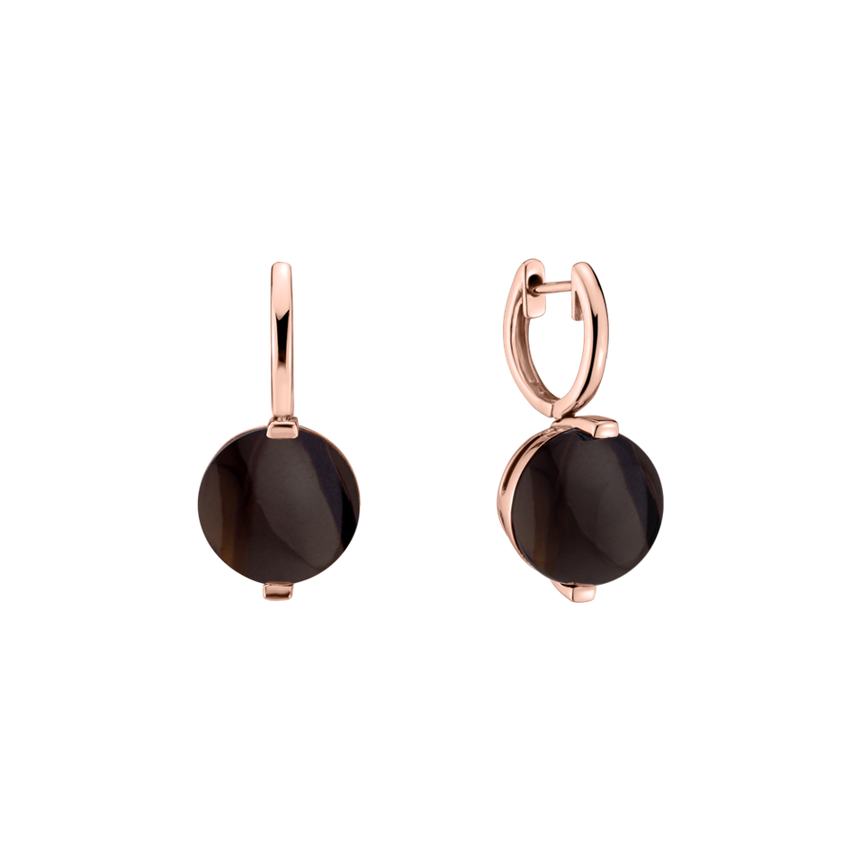 Earrings with Quartz Space Signature