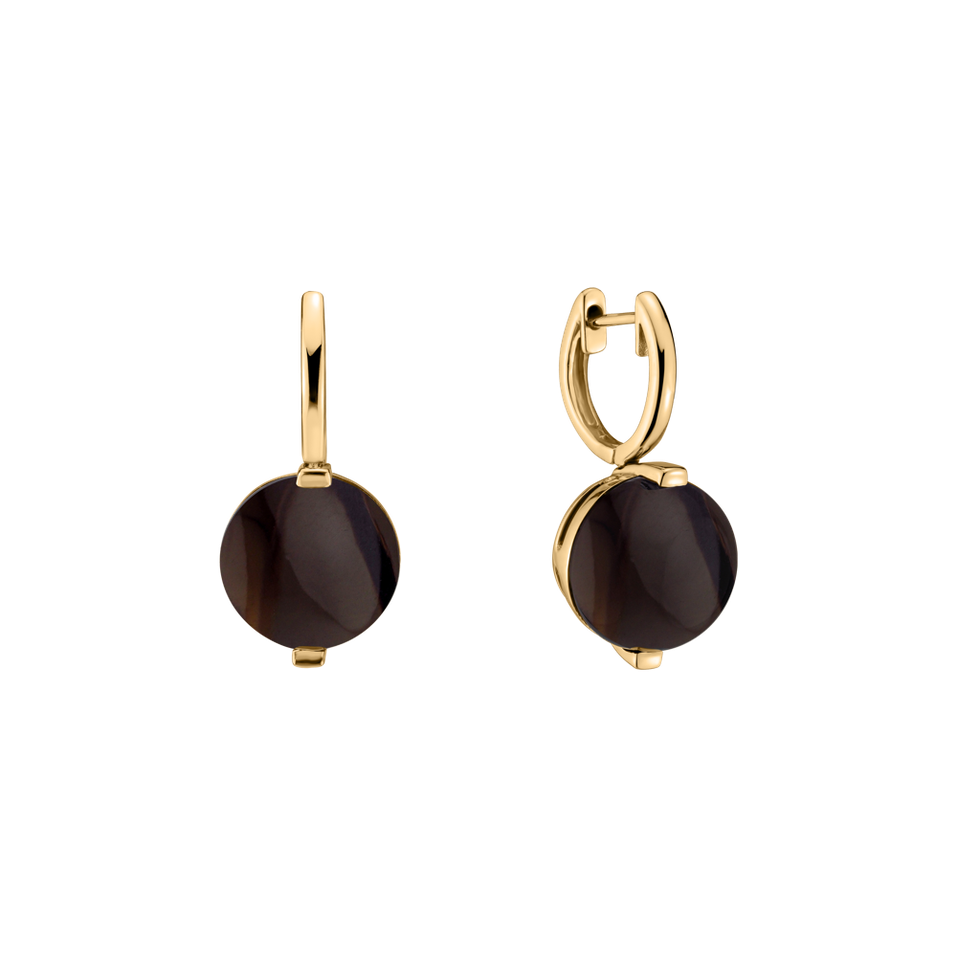 Earrings with Quartz Space Signature