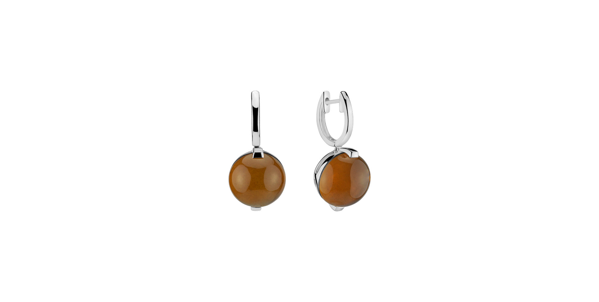 Earrings with Quartz Space Signature