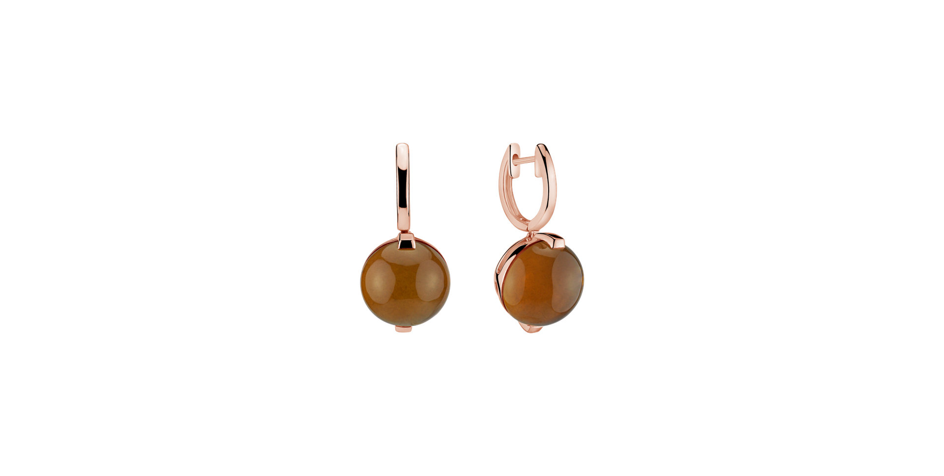 Earrings with Quartz Space Signature