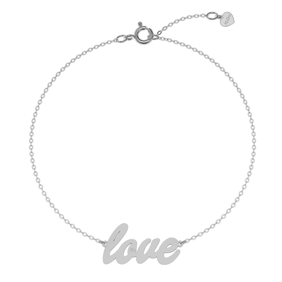 Diamond bracelet Love