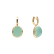 Diamond earrings with Chalcedony Fairytale Drop3