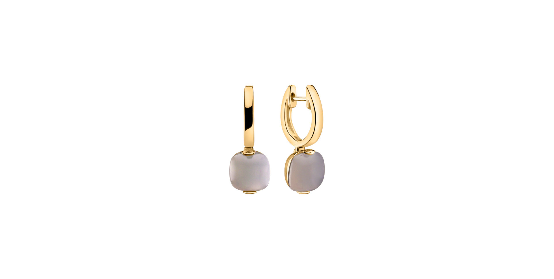 Earrings with Moonstone White Bonbon Bonbon