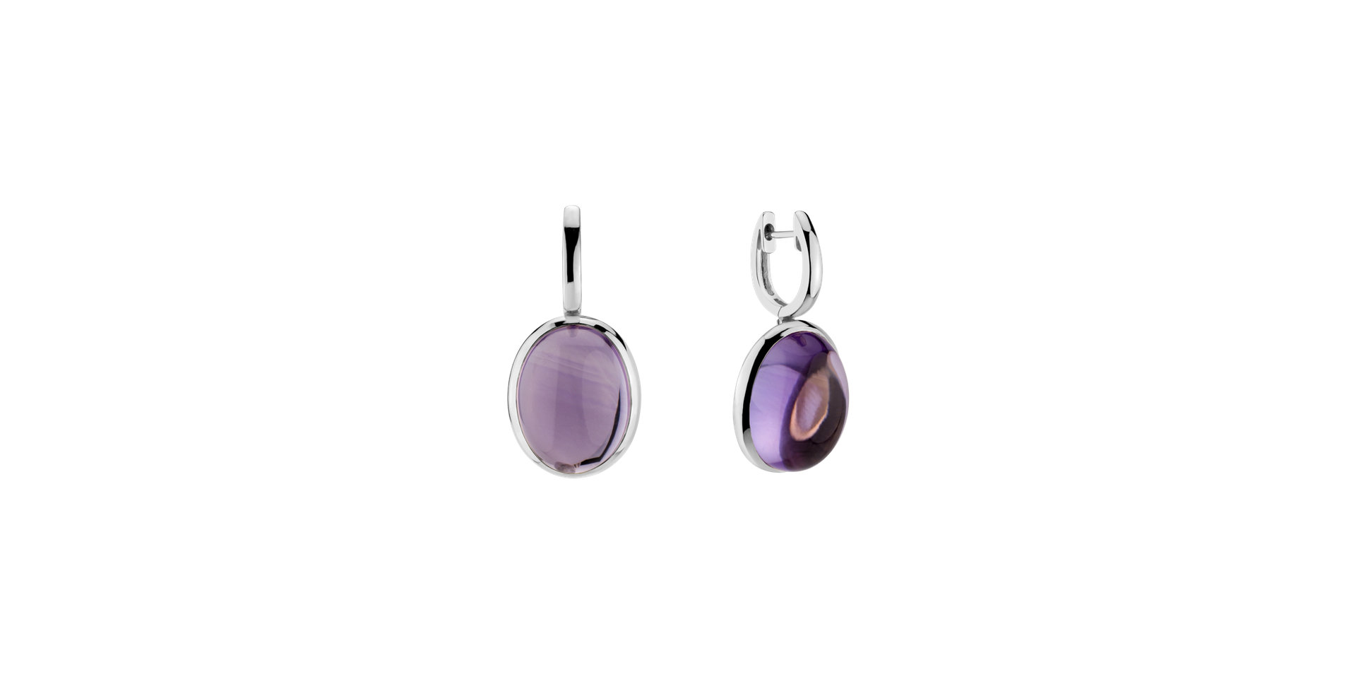 Earrings with Amethyst Miracle Cosmos