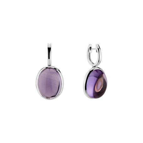Earrings with Amethyst Miracle Cosmos