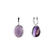 Earrings with Amethyst Miracle Cosmos3