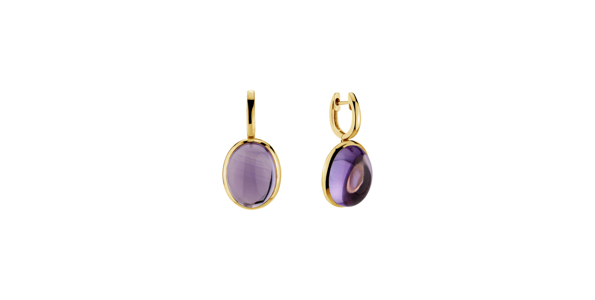 Earrings with Amethyst Miracle Cosmos