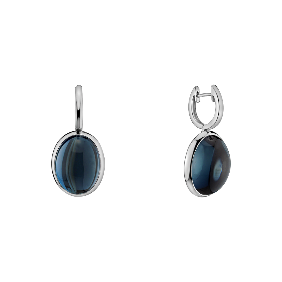 Earrings with Topaz Miracle Cosmos