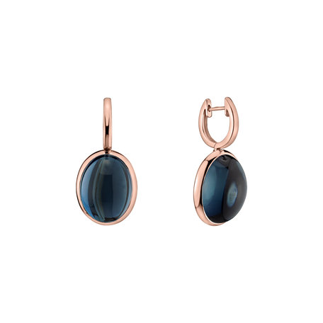 Earrings with Topaz Miracle Cosmos