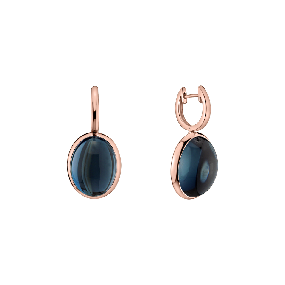 Earrings with Topaz Miracle Cosmos