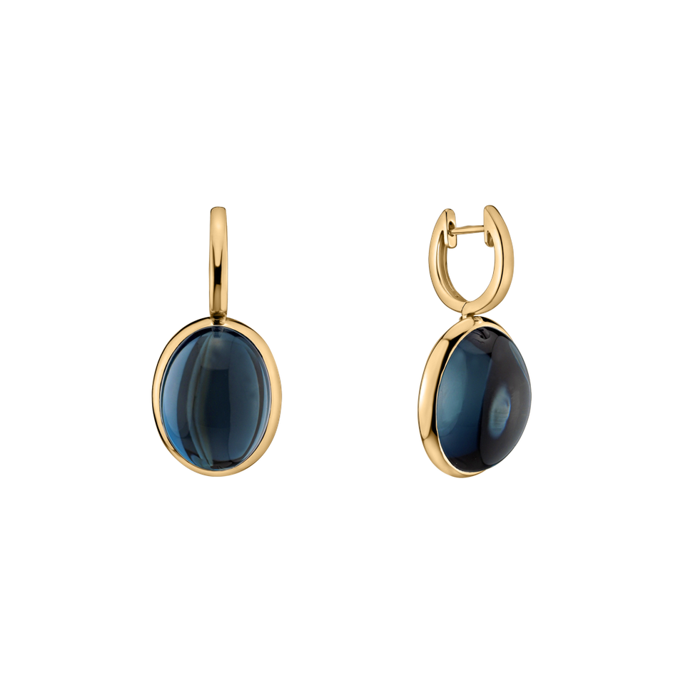 Earrings with Topaz Miracle Cosmos