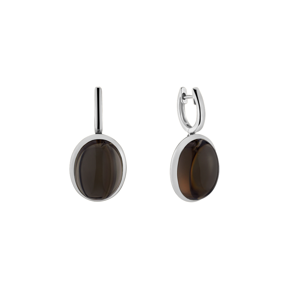 Earrings with Quartz Miracle Cosmos