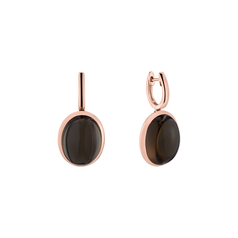 Earrings with Quartz Miracle Cosmos