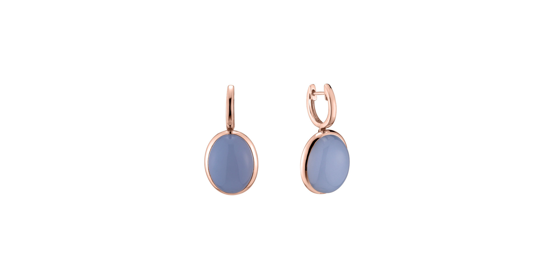 Earrings with Chalcedony Miracle Cosmos