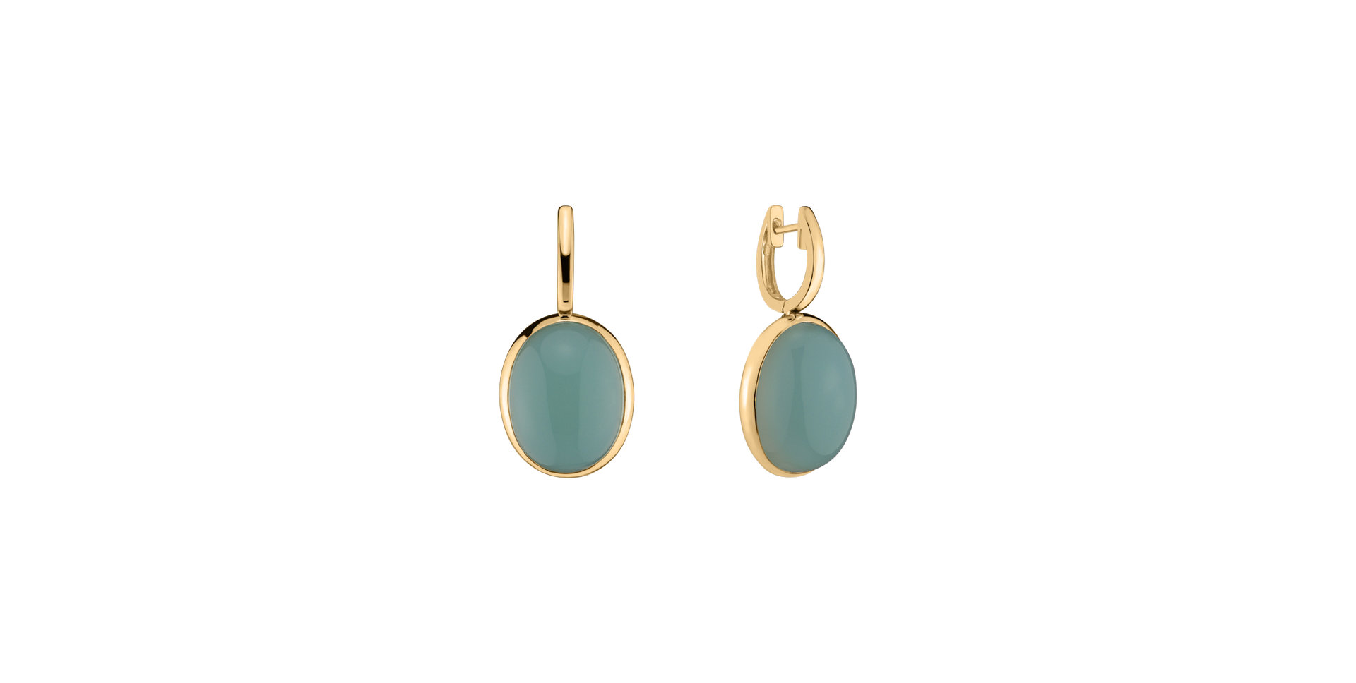 Earrings with Chalcedony Miracle Cosmos