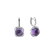 Diamond earrings with Amethyst Rainbow Wish3