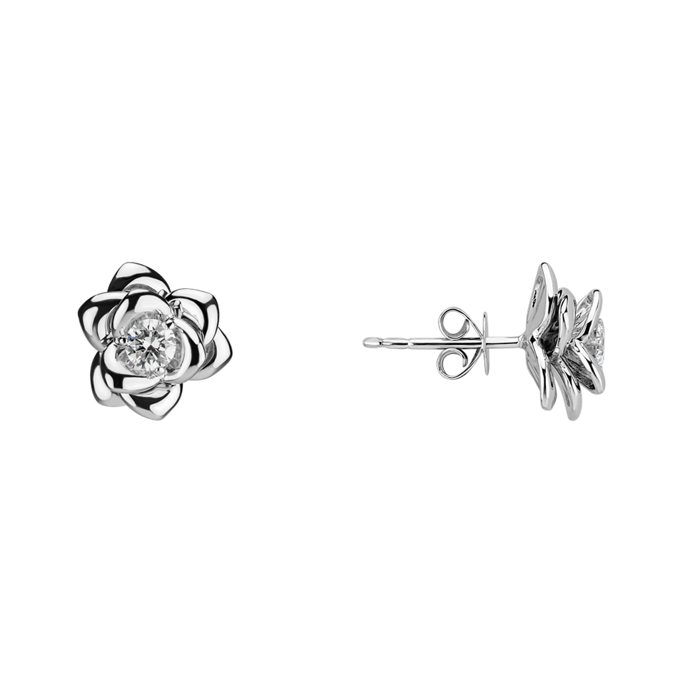 Diamond earrings Flower Bliss