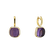 Diamond earrings with Amethyst Mystic Drop3
