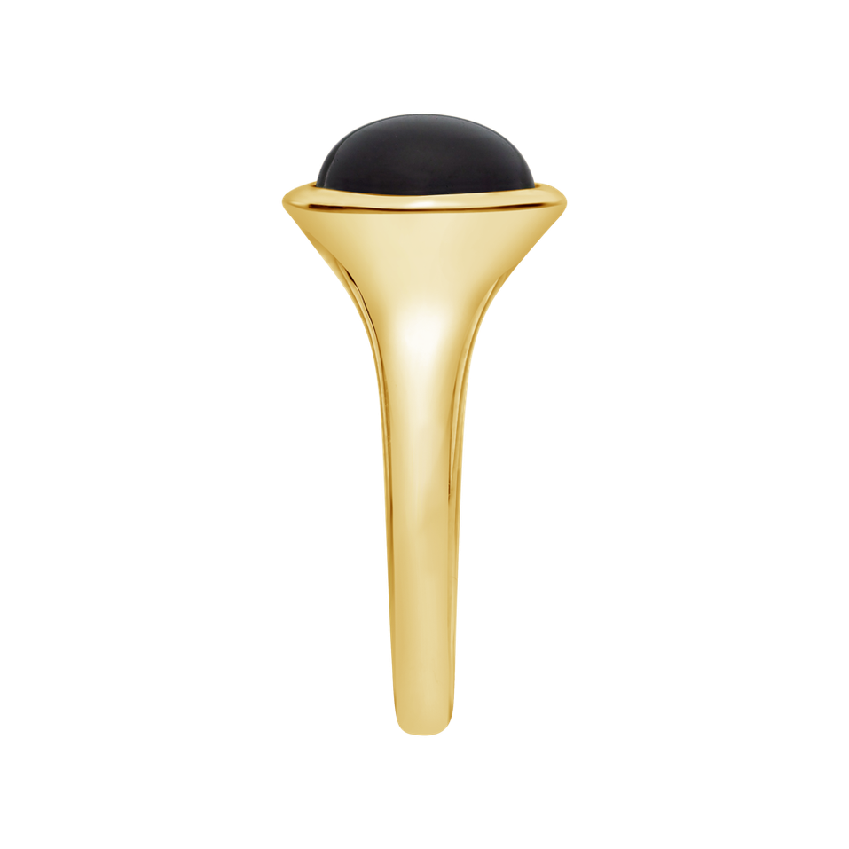 Ring with Smoky Quartz Bonbon