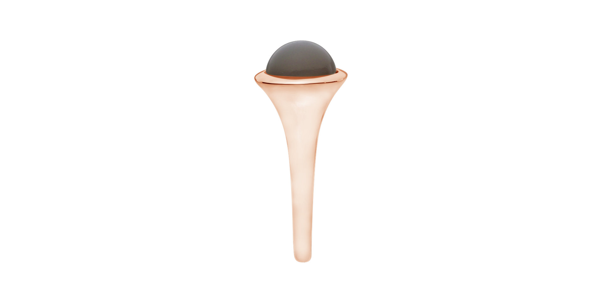 Ring with Moonstone Gray Bonbon