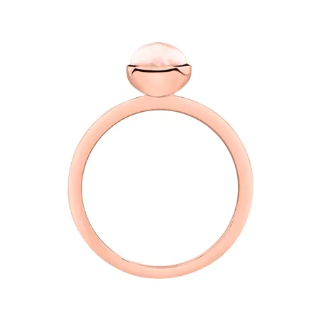 Ring with Rose Quartz Bonbon