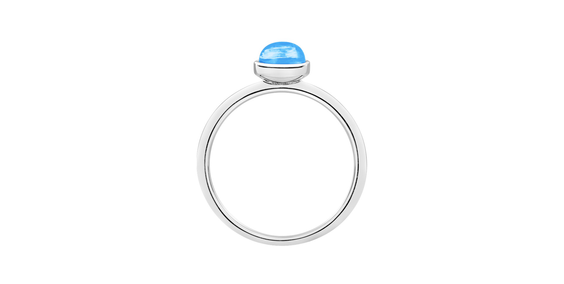 Ring with Topaz Swiss Bonbon