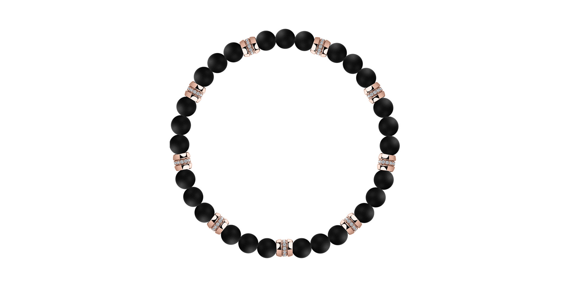 Diamond braclet with Agate Neverending Style