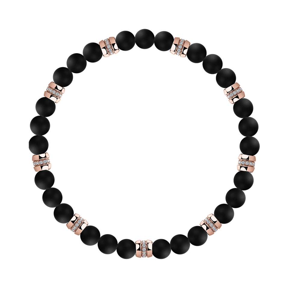 Diamond braclet with Agate Neverending Style