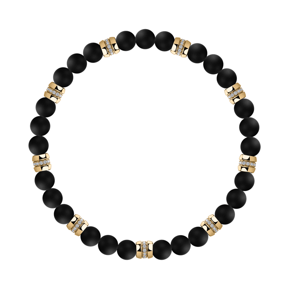 Diamond braclet with Agate Neverending Style