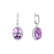 Diamond earrings with Kunzite Graceful Delight3