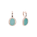 Diamond earrings with Chalcedony Rainbow Drop3