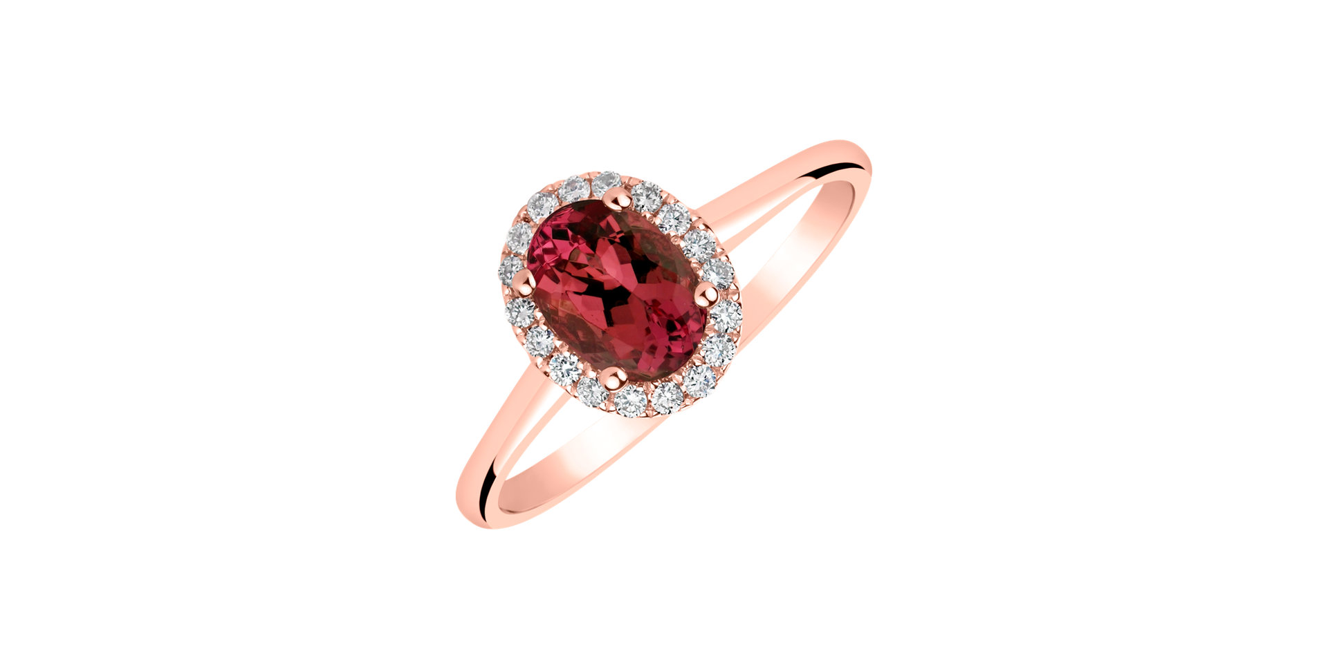 Diamond ring with Ruby Princess Wish
