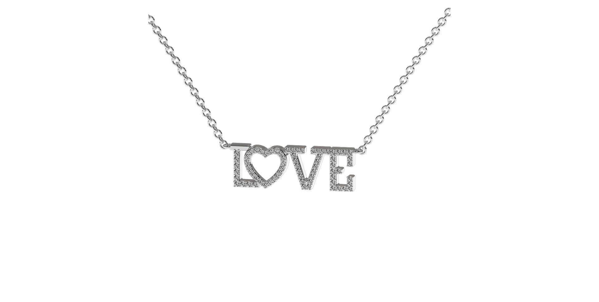 Diamond necklace Shiny Love
