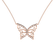 Diamond necklace Butterfly5