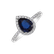 Diamond ring with Sapphire Charming Glory4