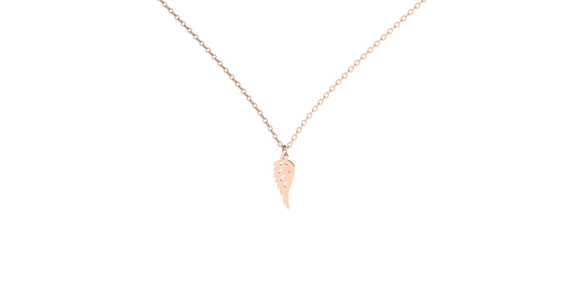 Diamond necklace Diamond Wing