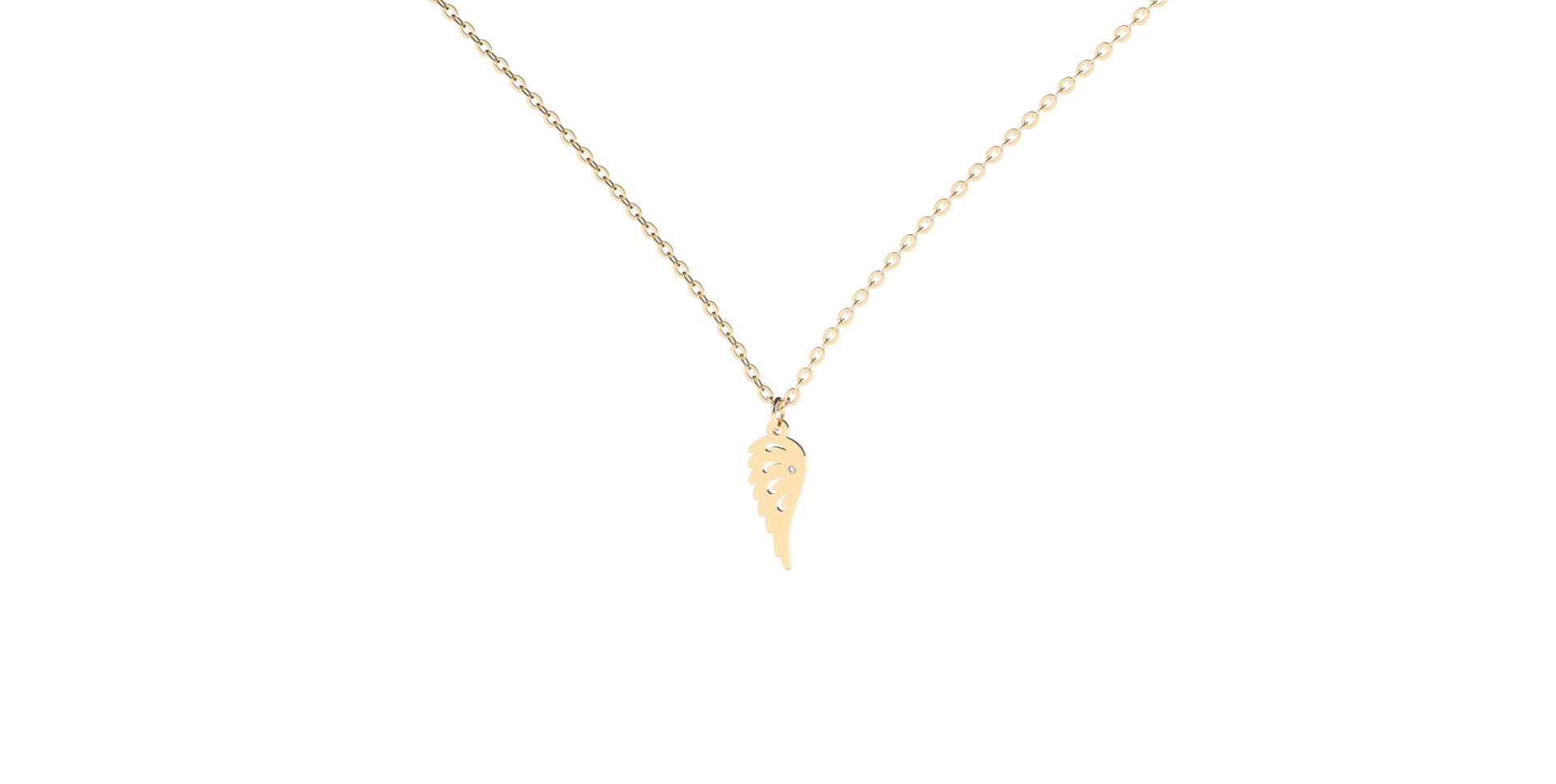 Diamond necklace Diamond Wing