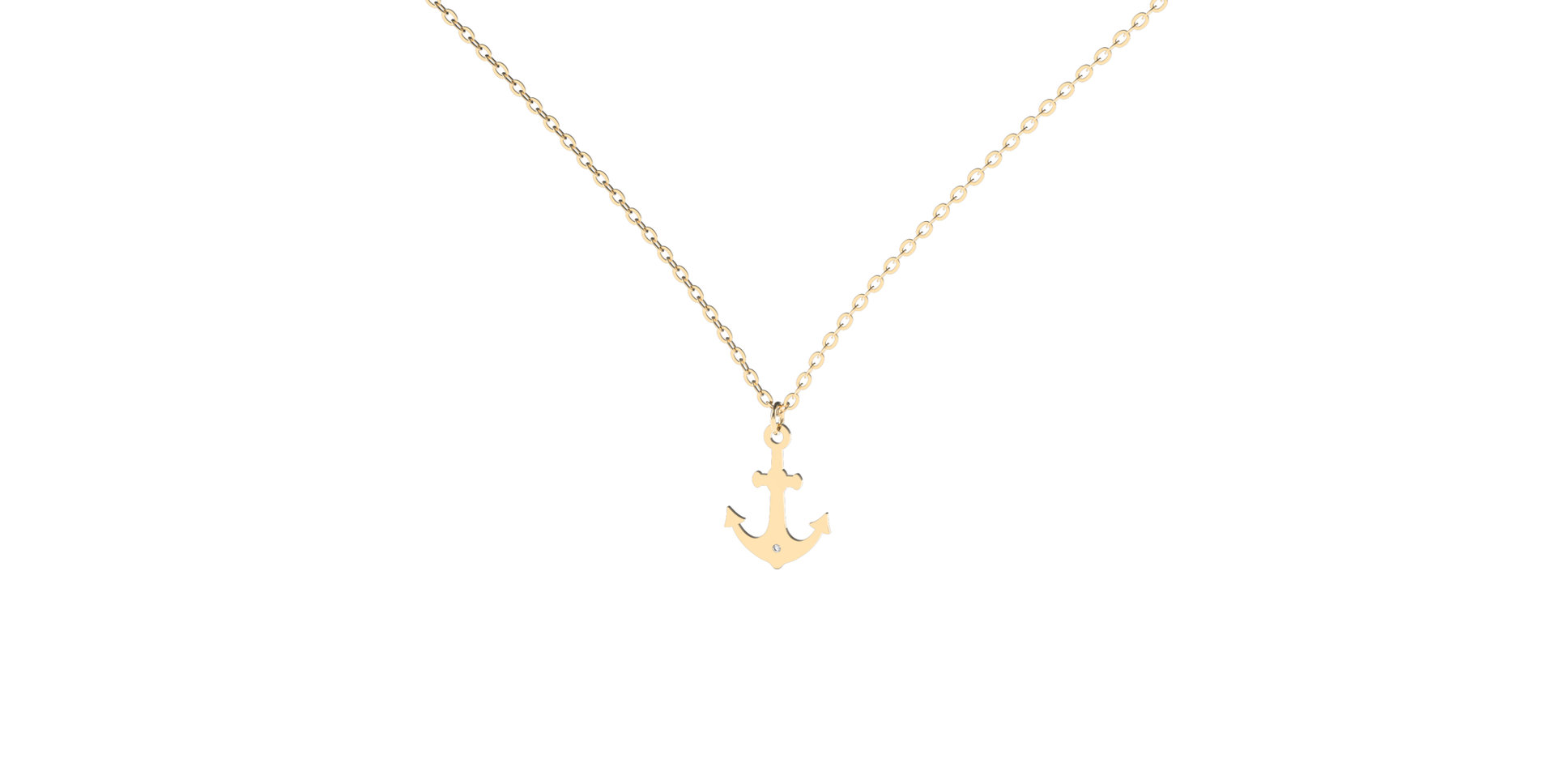 Diamond necklace Diamond Anchor