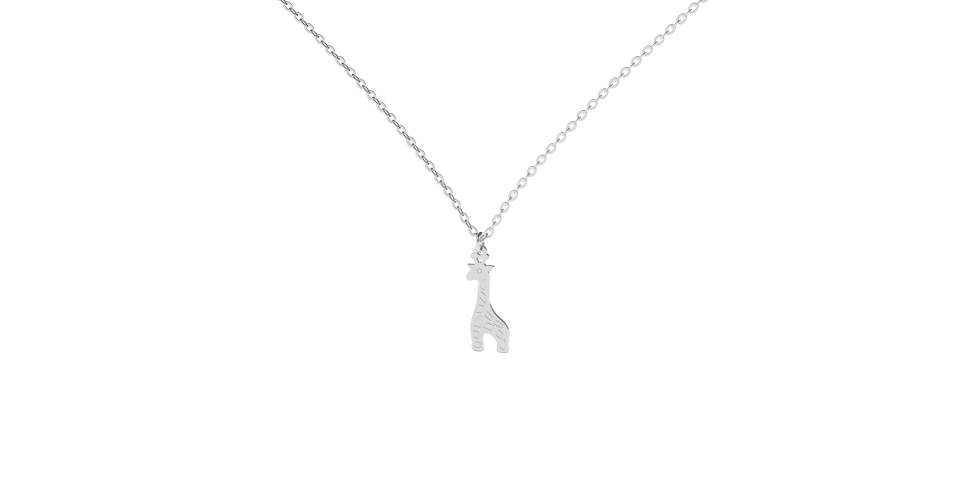 Diamond necklace Little Giraffe