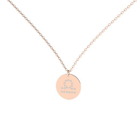 Diamond necklace Libra