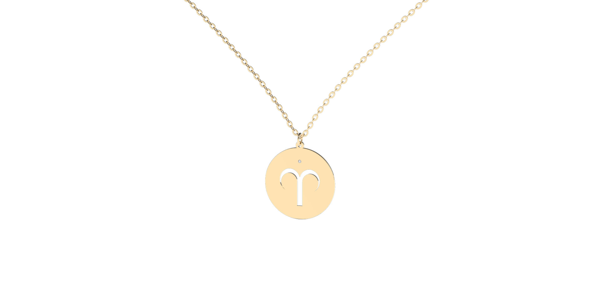 Diamond necklace Aries