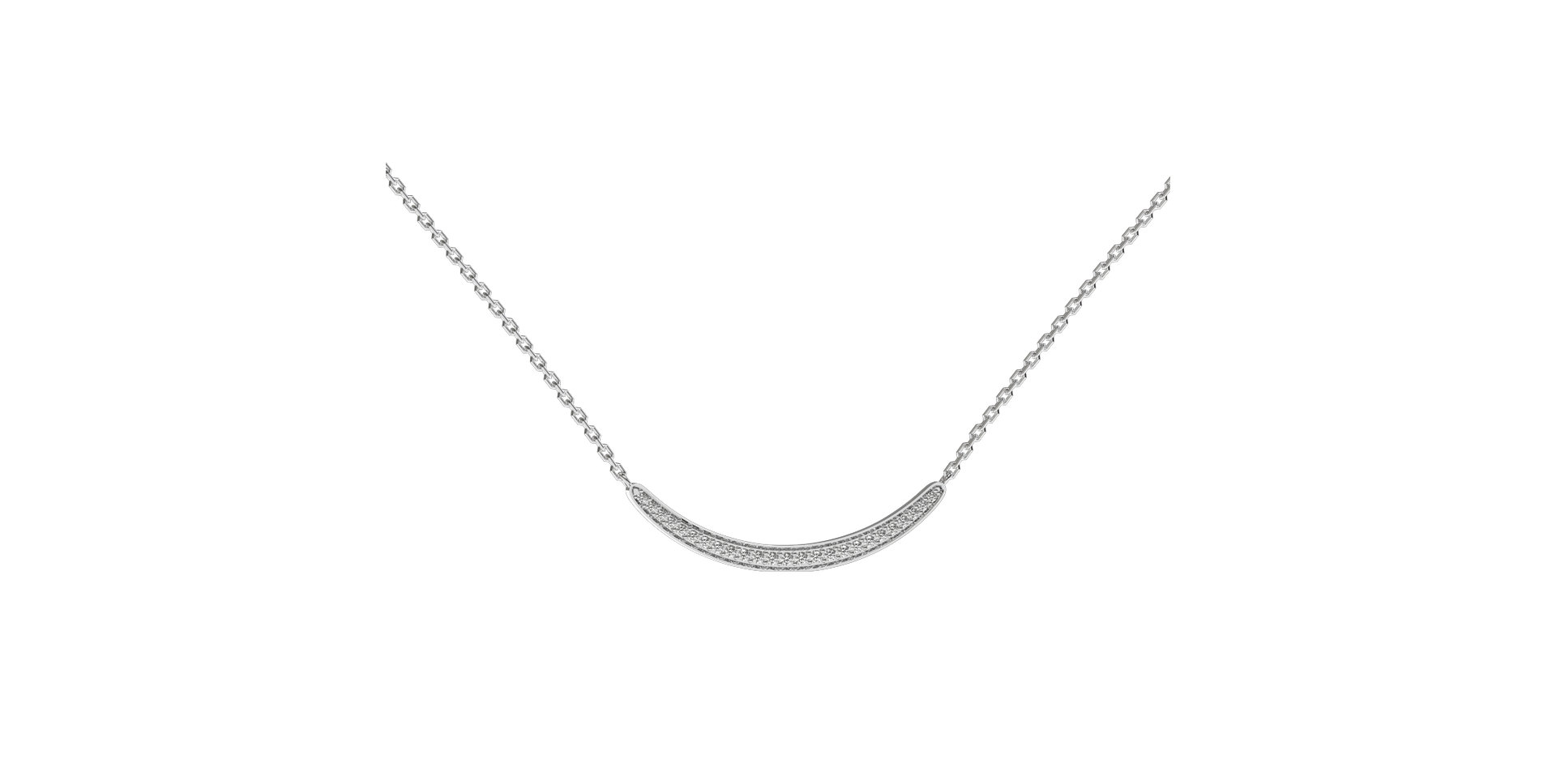 Diamond necklace Sparkling Line