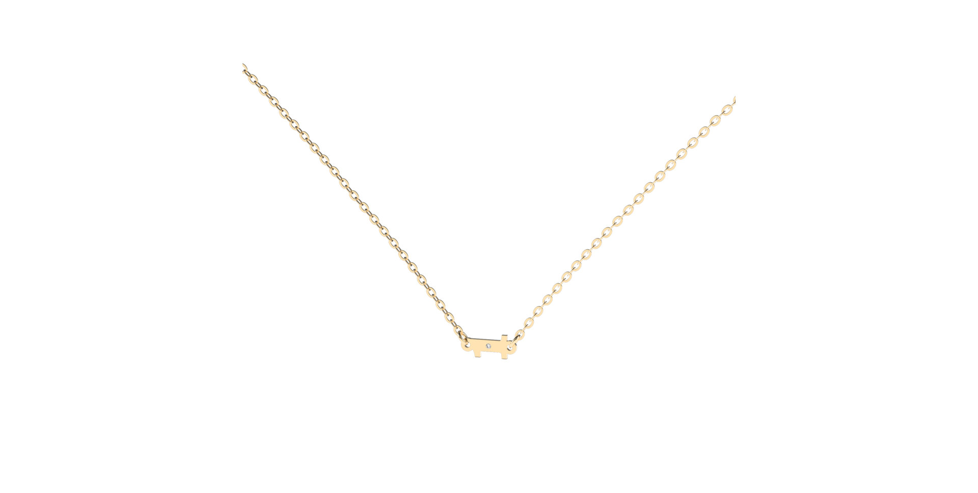 Diamond necklace Lucky One