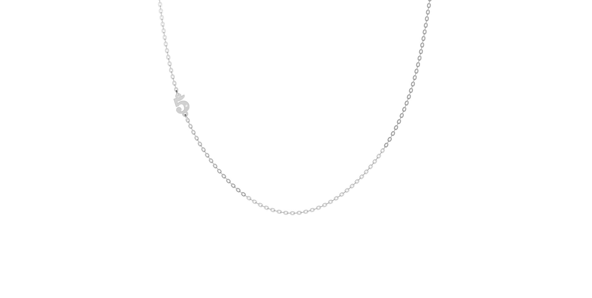 Diamond necklace Lucky Five