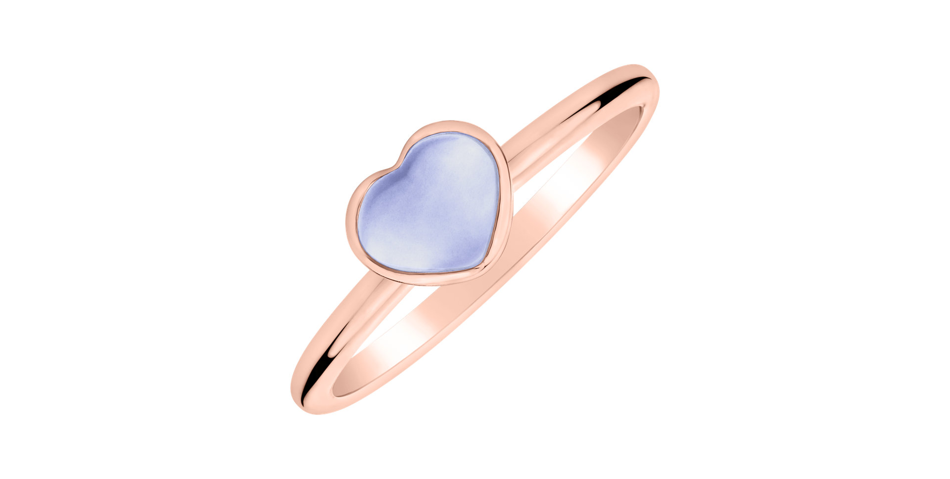 Ring with Blue Chalcedony Bonbon