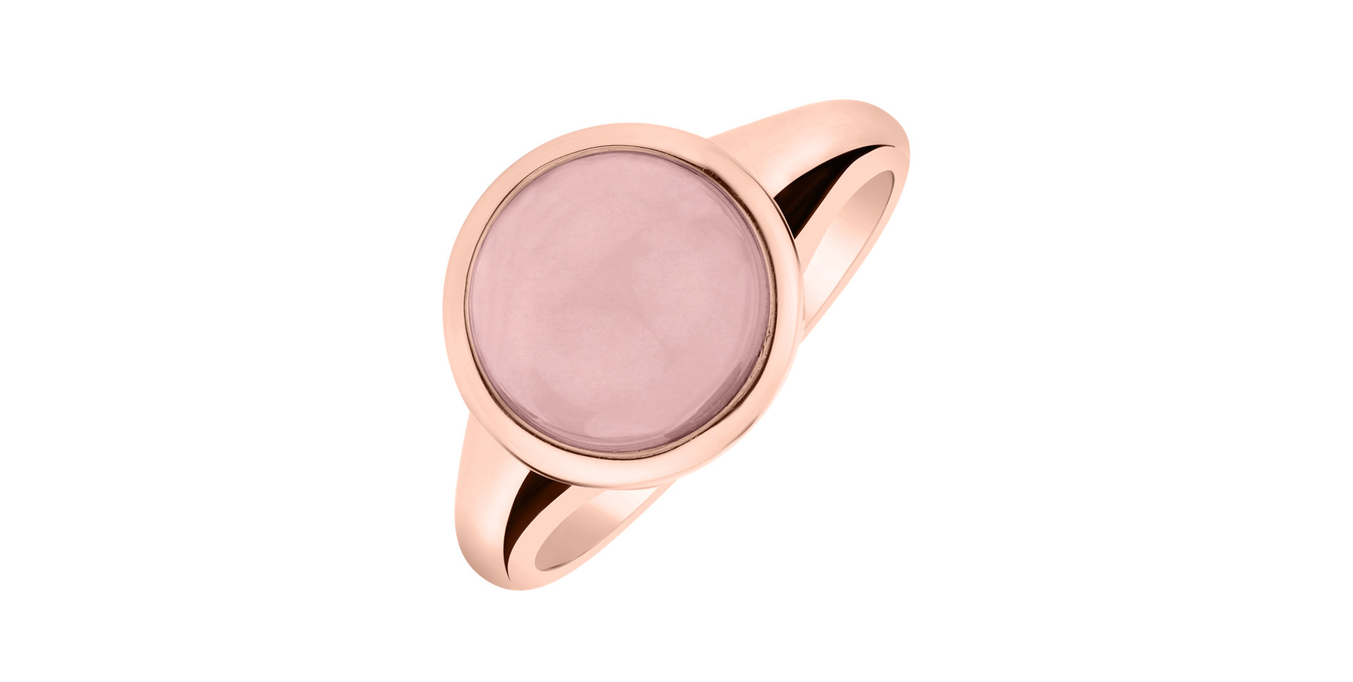 Ring with Rose Quartz Bonbon