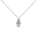 Diamond necklace with Ruby Hamsa5