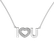 Diamond necklace I love You5