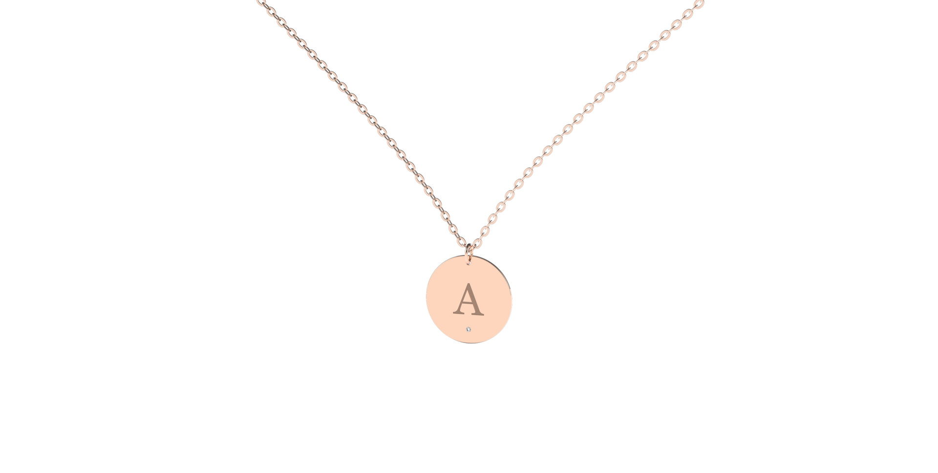 Diamond necklace Big Coins A