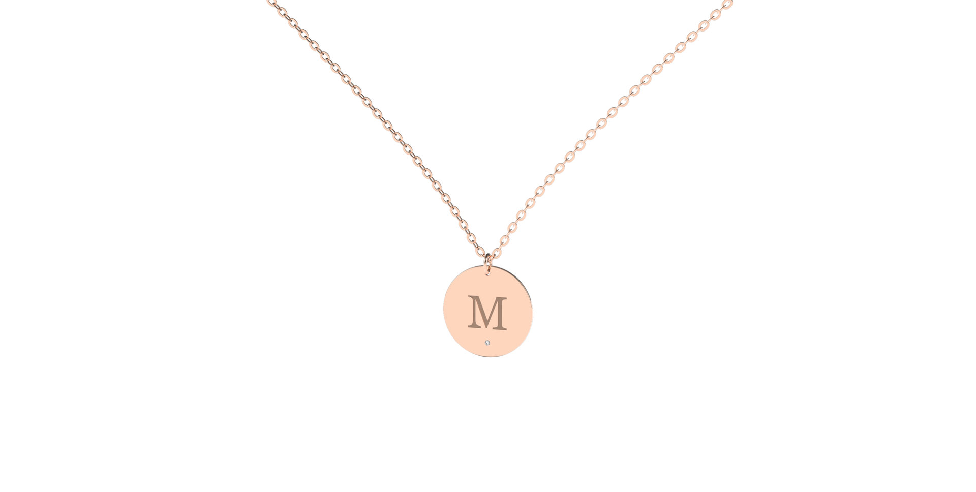 Diamond necklace Big Coins M